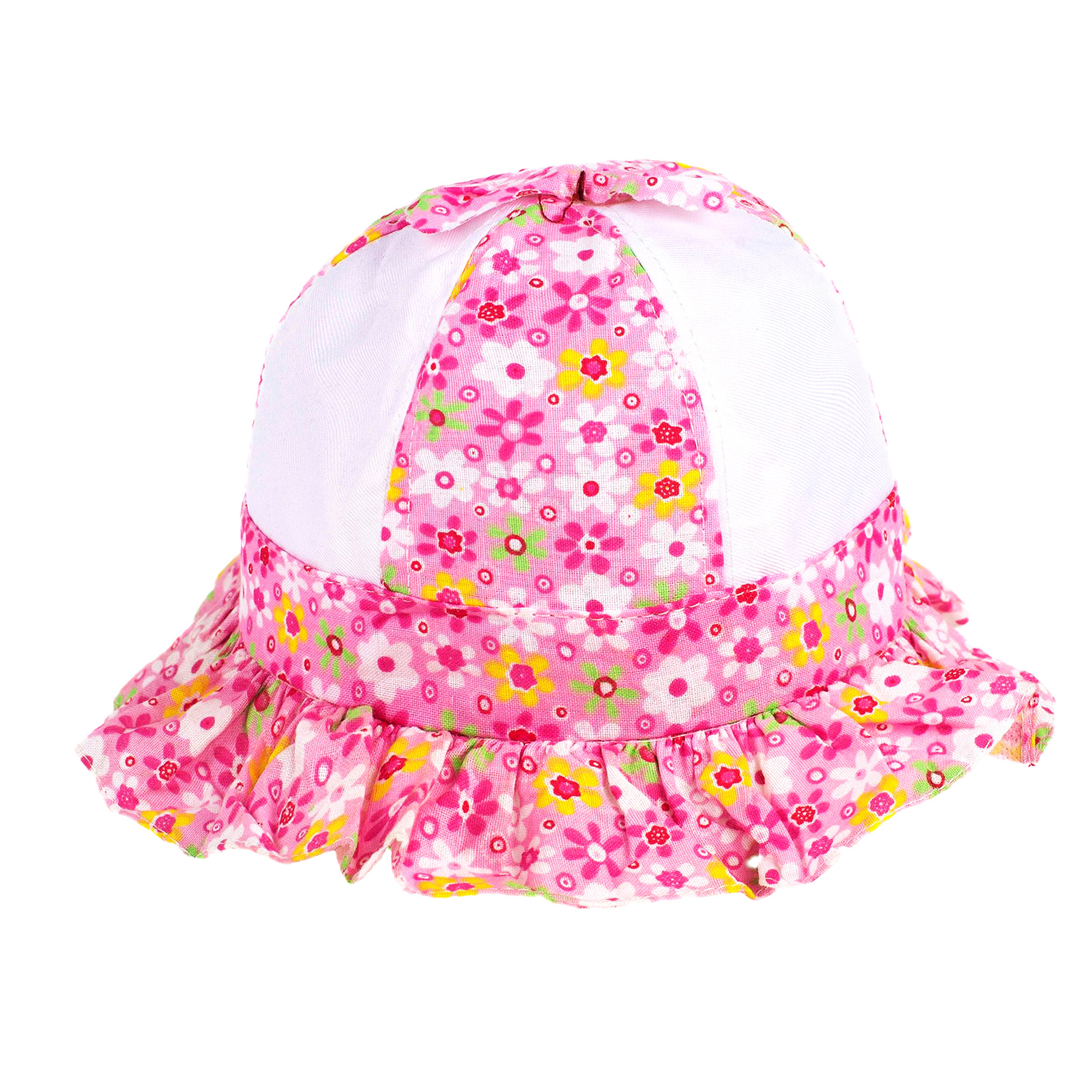 Capotita combinada floreado fondo blanco
