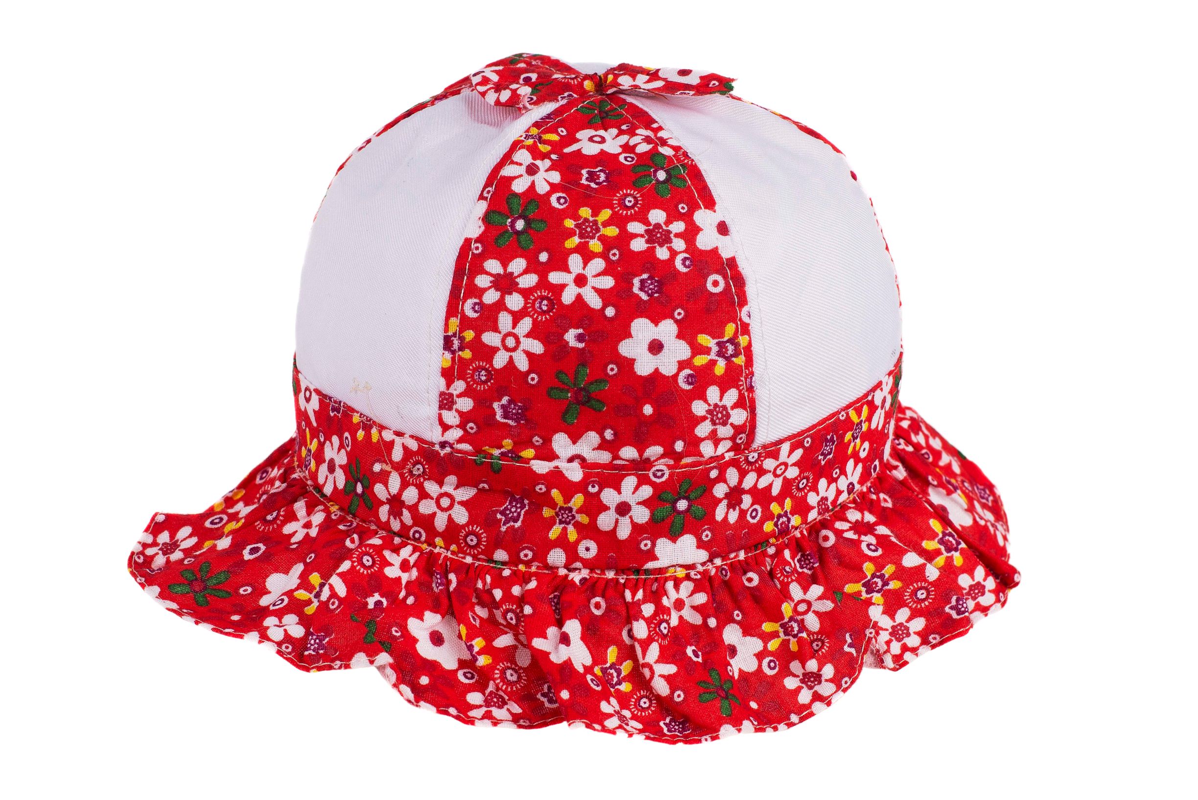 Capotita combinada floreado fondo blanco