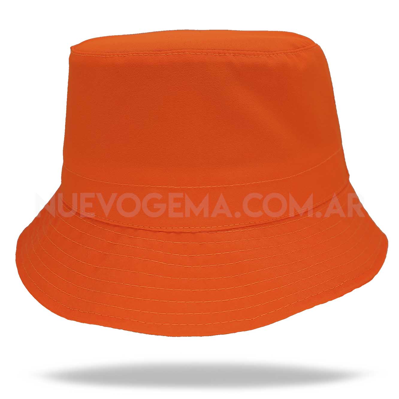 Sombrero piluso de adulto naranja fluo