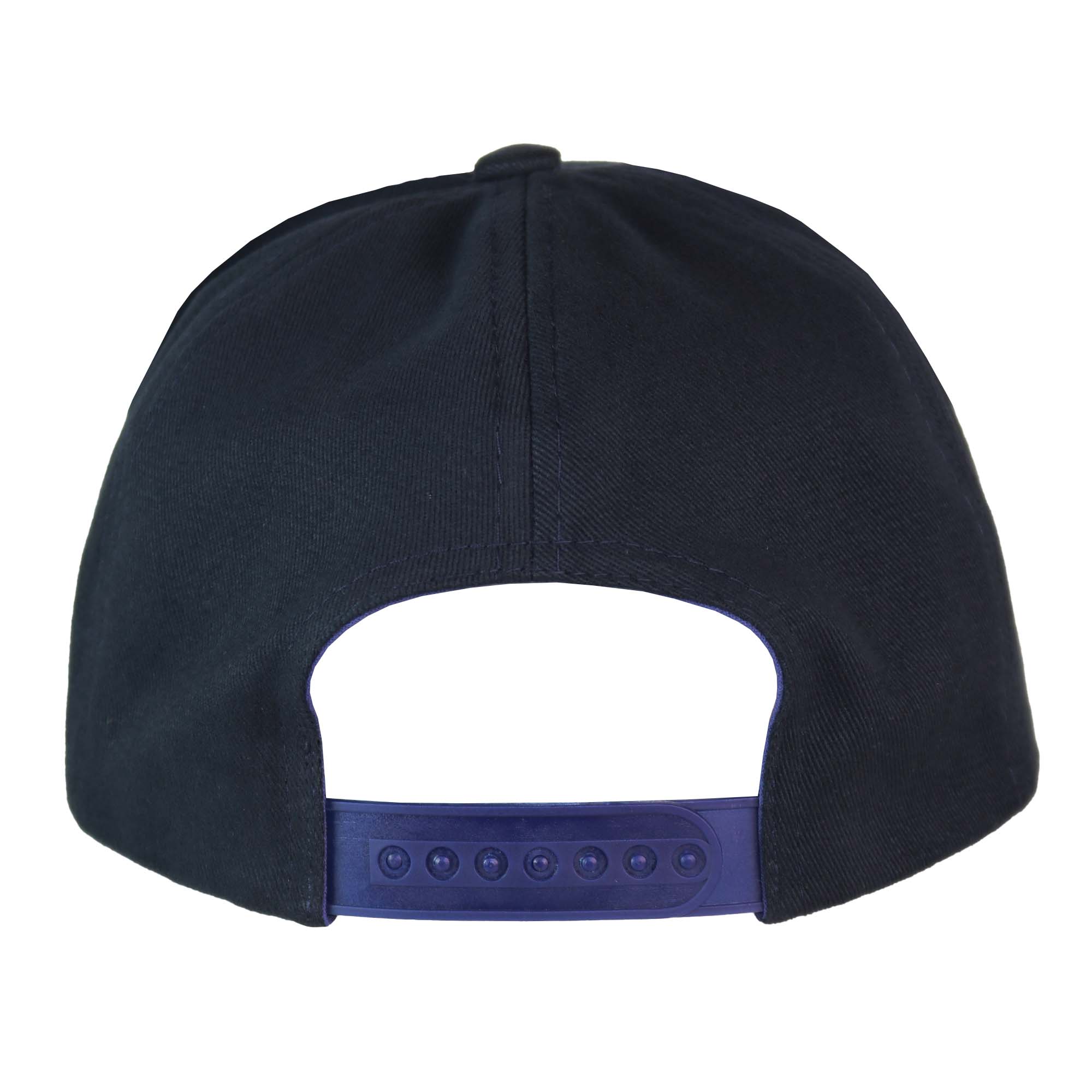 Gorra 5 paneles de gabardina con visera curva 