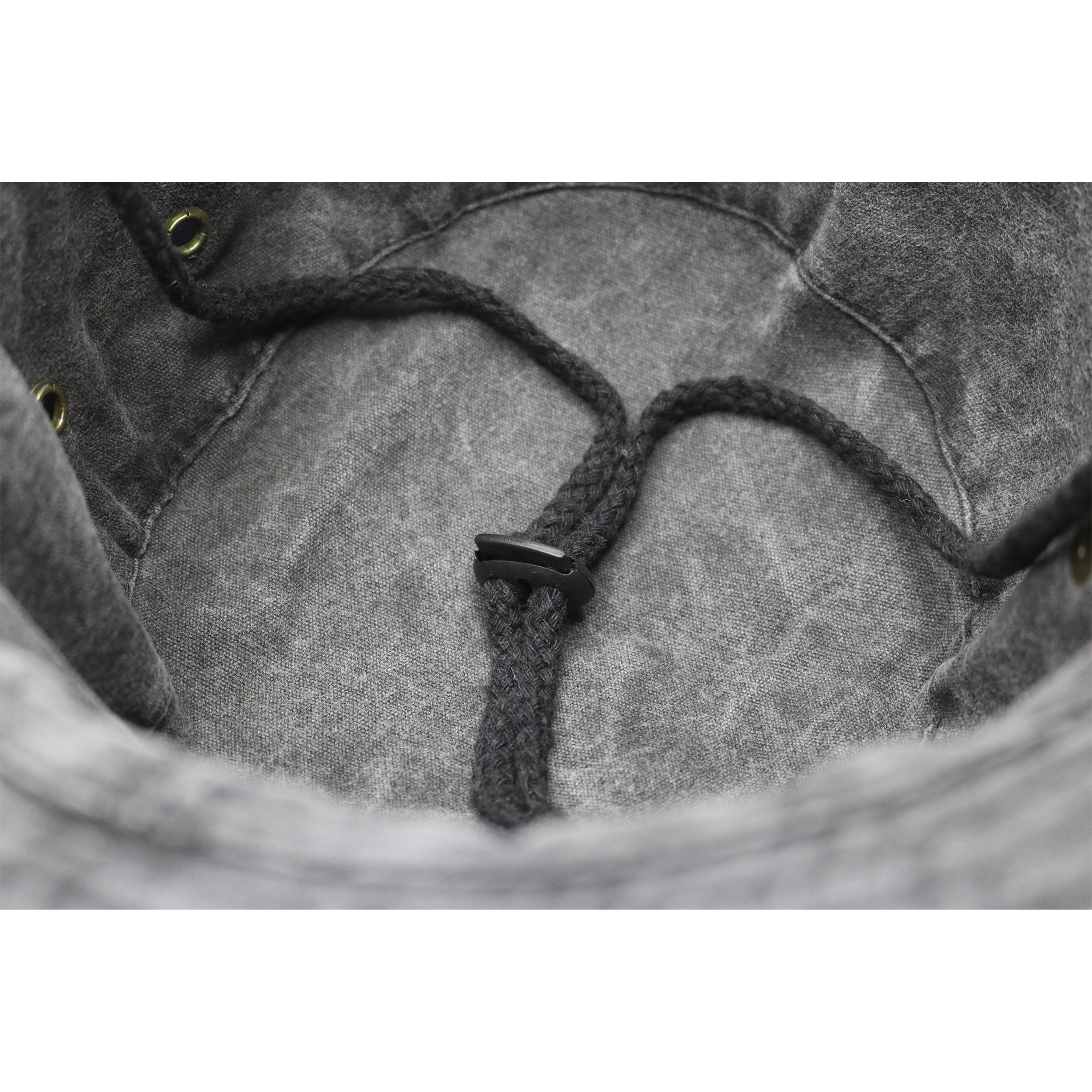 Australiano canvas prelavado negro