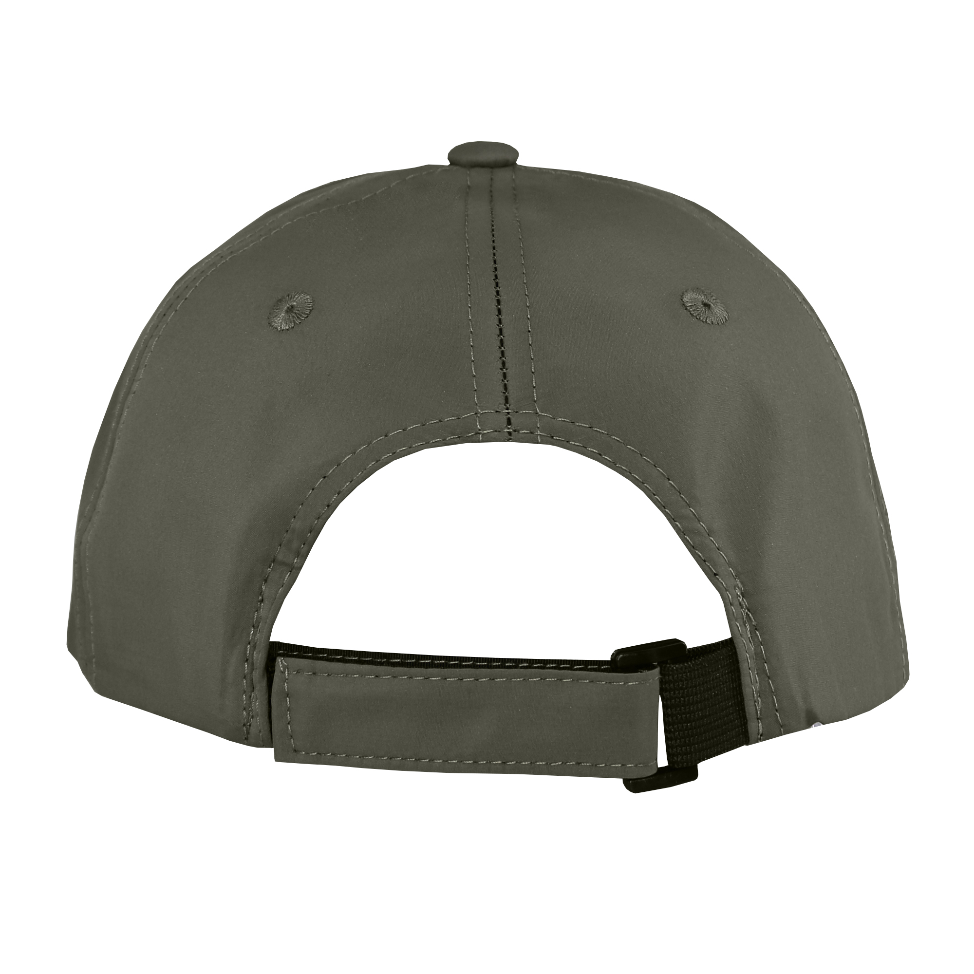 Gorra deportiva para adulto 6 gajos verde musgo