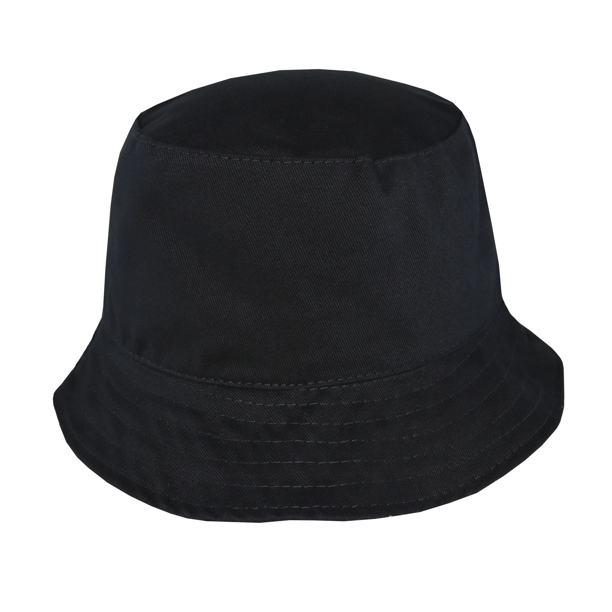 Sombrero piluso de adulto en gabardina negro 