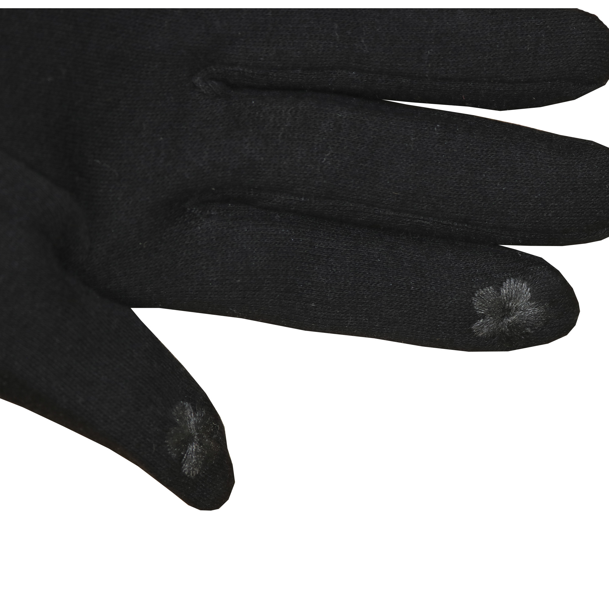 Guantes tejidos trenzas negro