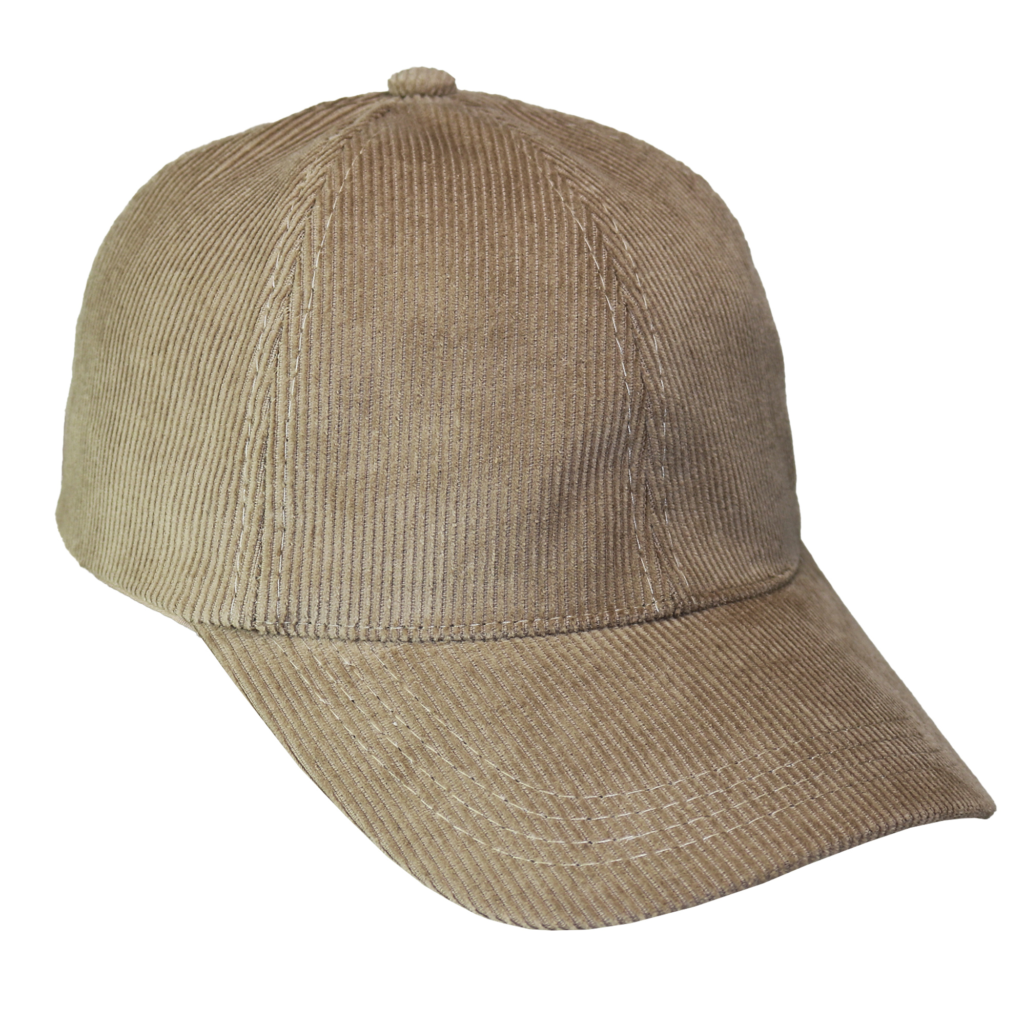 Gorra de adulto visera curva en corderoy 