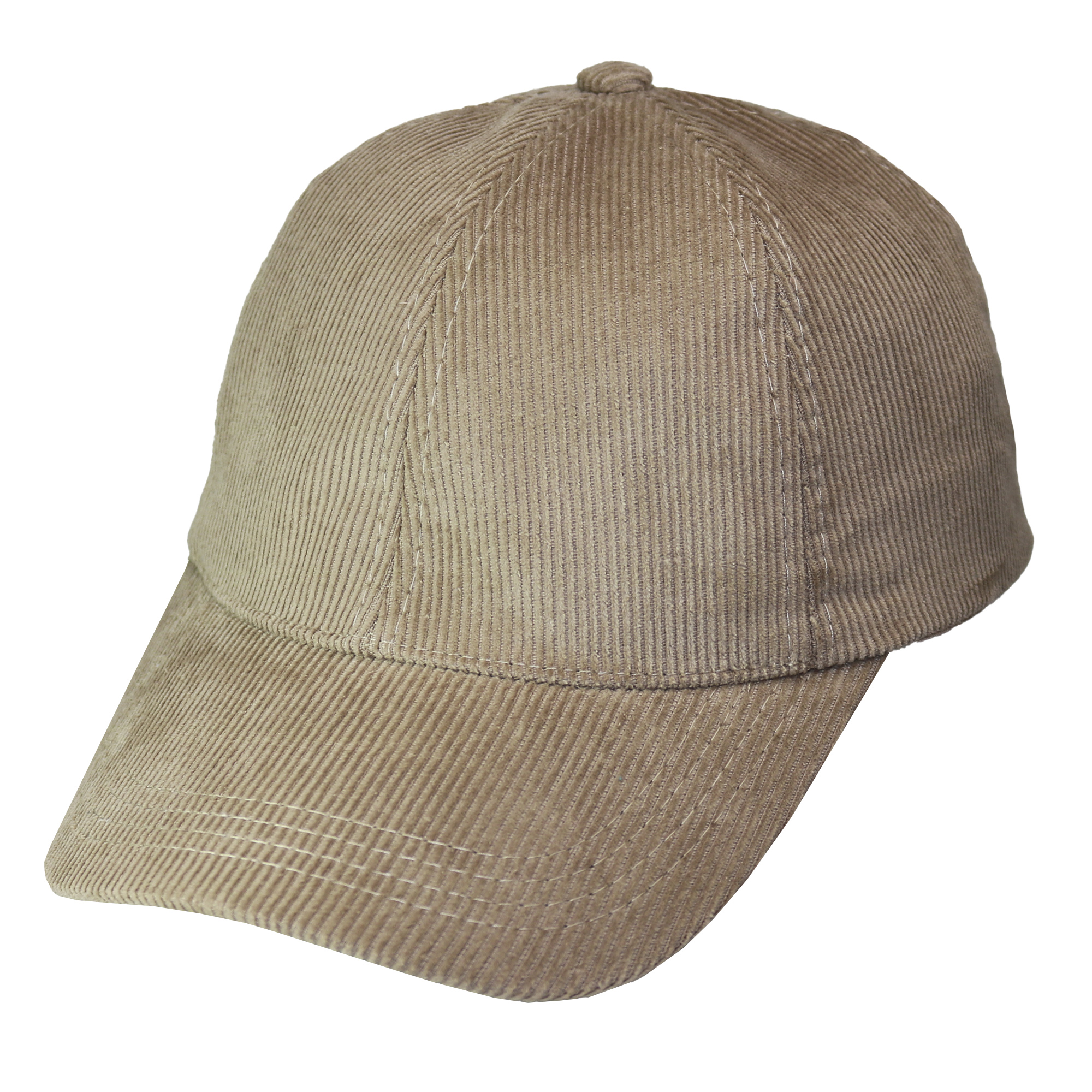 Gorra de adulto visera curva en corderoy 
