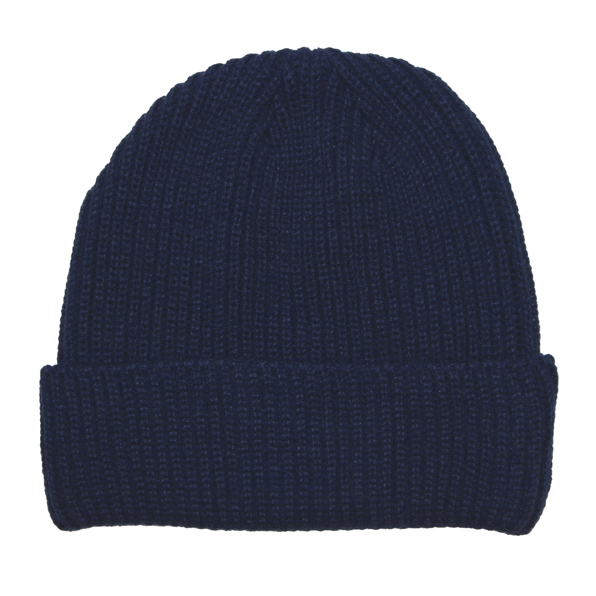 Gorro canelón simple con puño ancho 