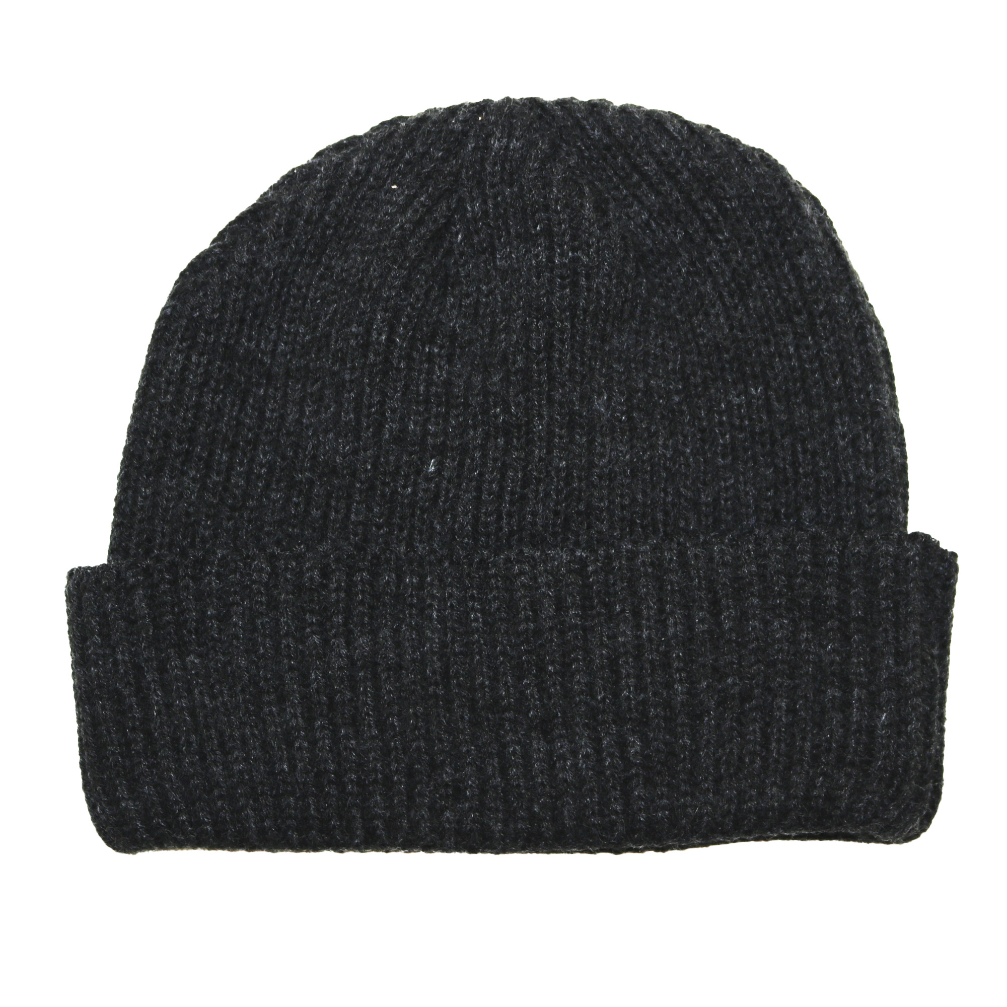 Gorro canelón simple con puño ancho 