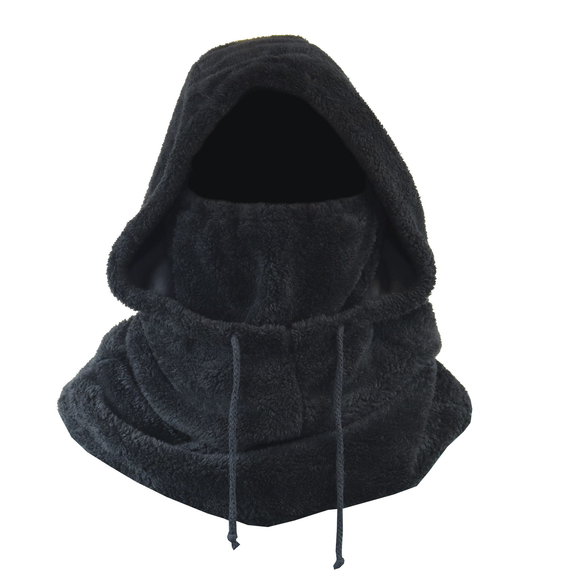 Capucha Peluche Negro