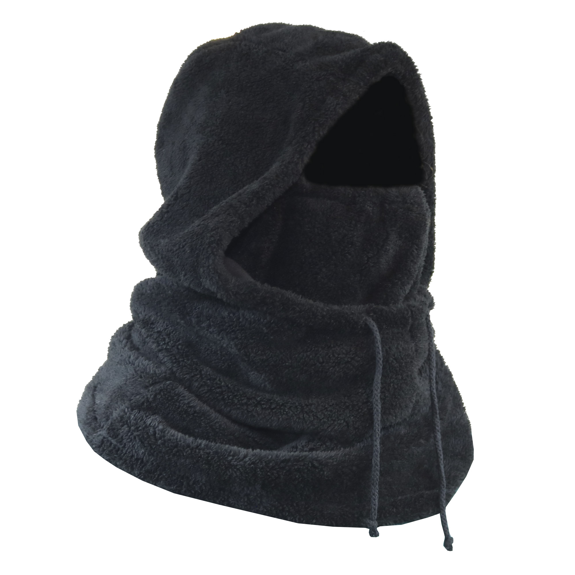 Capucha Peluche Negro