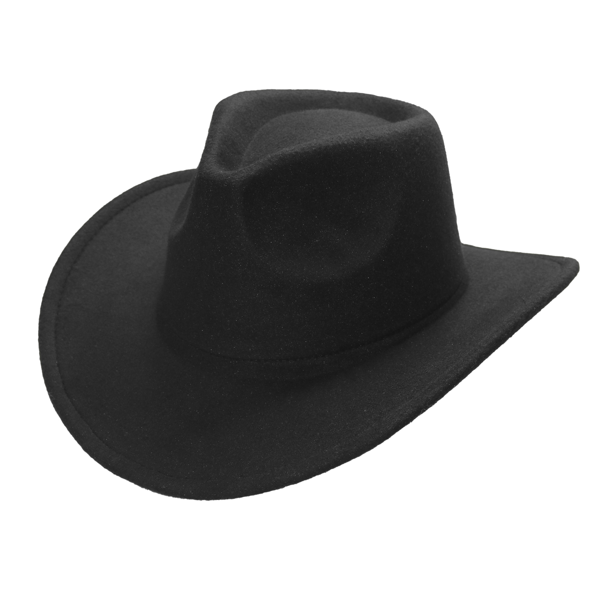 Cowboy simil de fieltro negro 