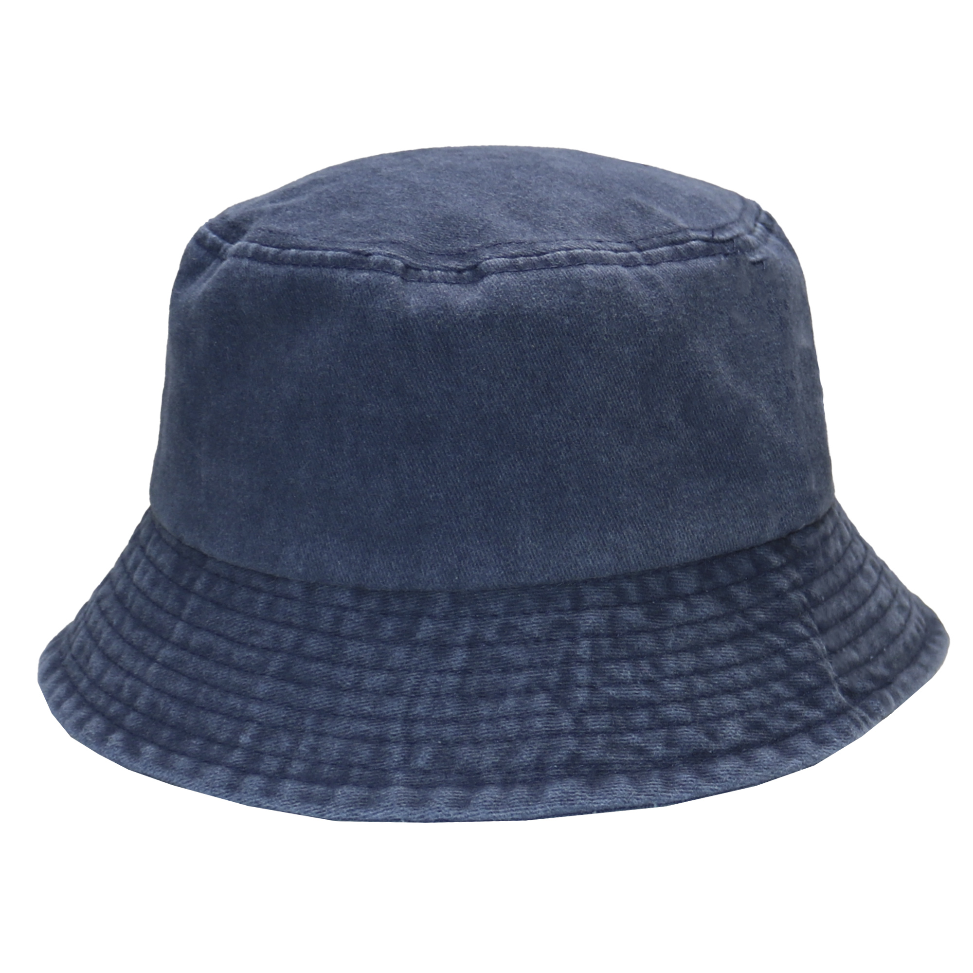 Bucket hat pigmentado prelavado marino 