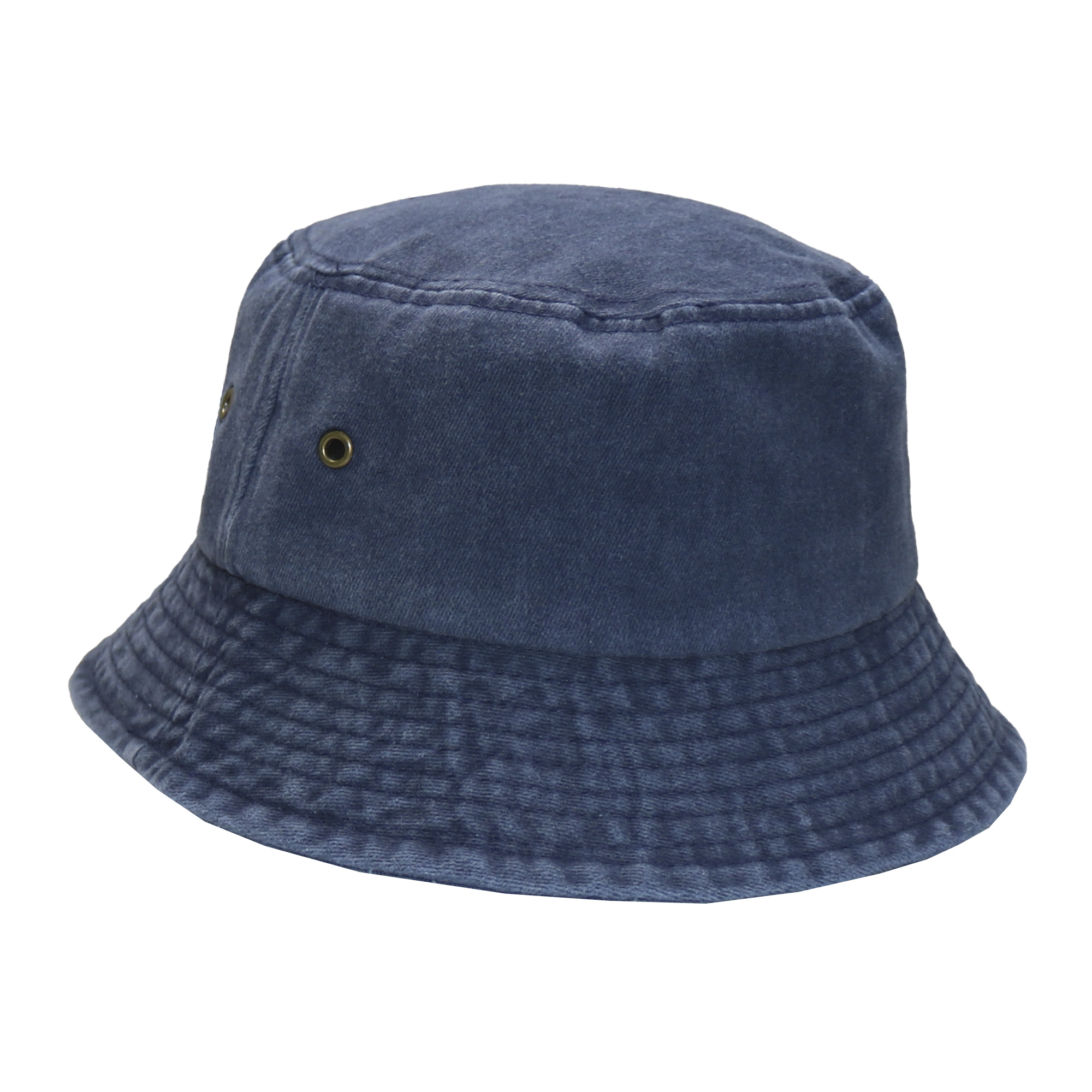 Bucket hat pigmentado prelavado marino 