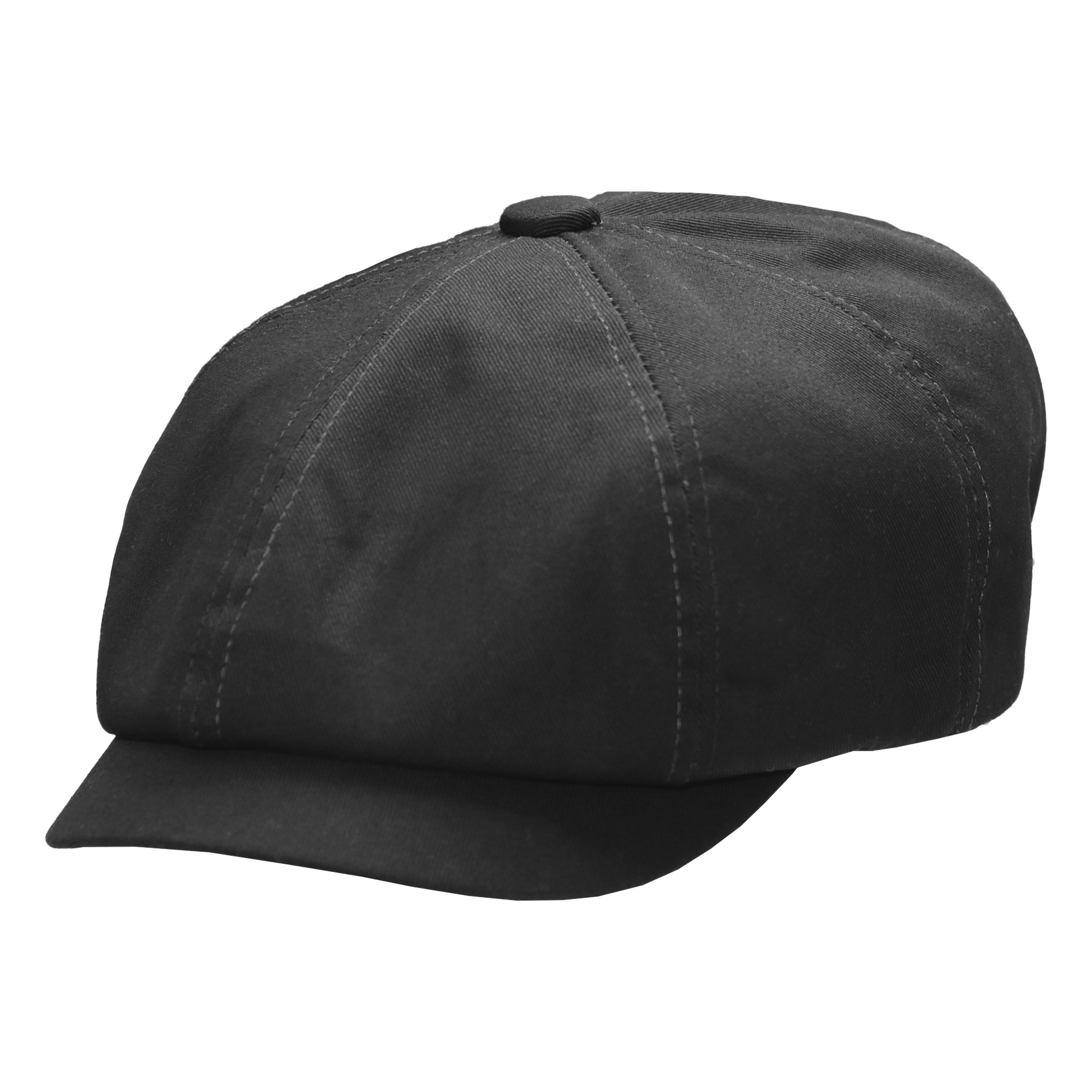 Gorra Newsboy en negro