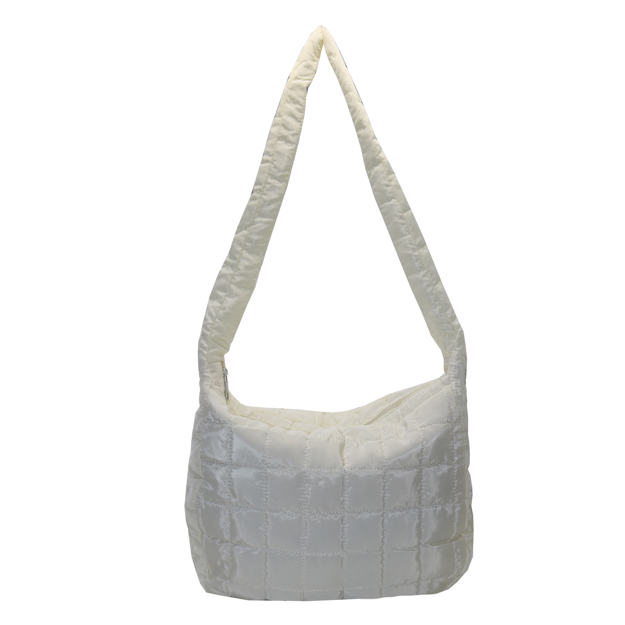 Tote bag puffer blanco