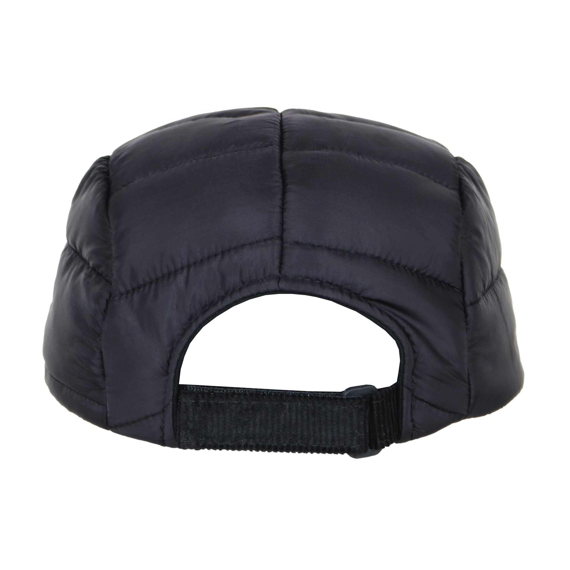 Gorra 5 paneles puffer negro 