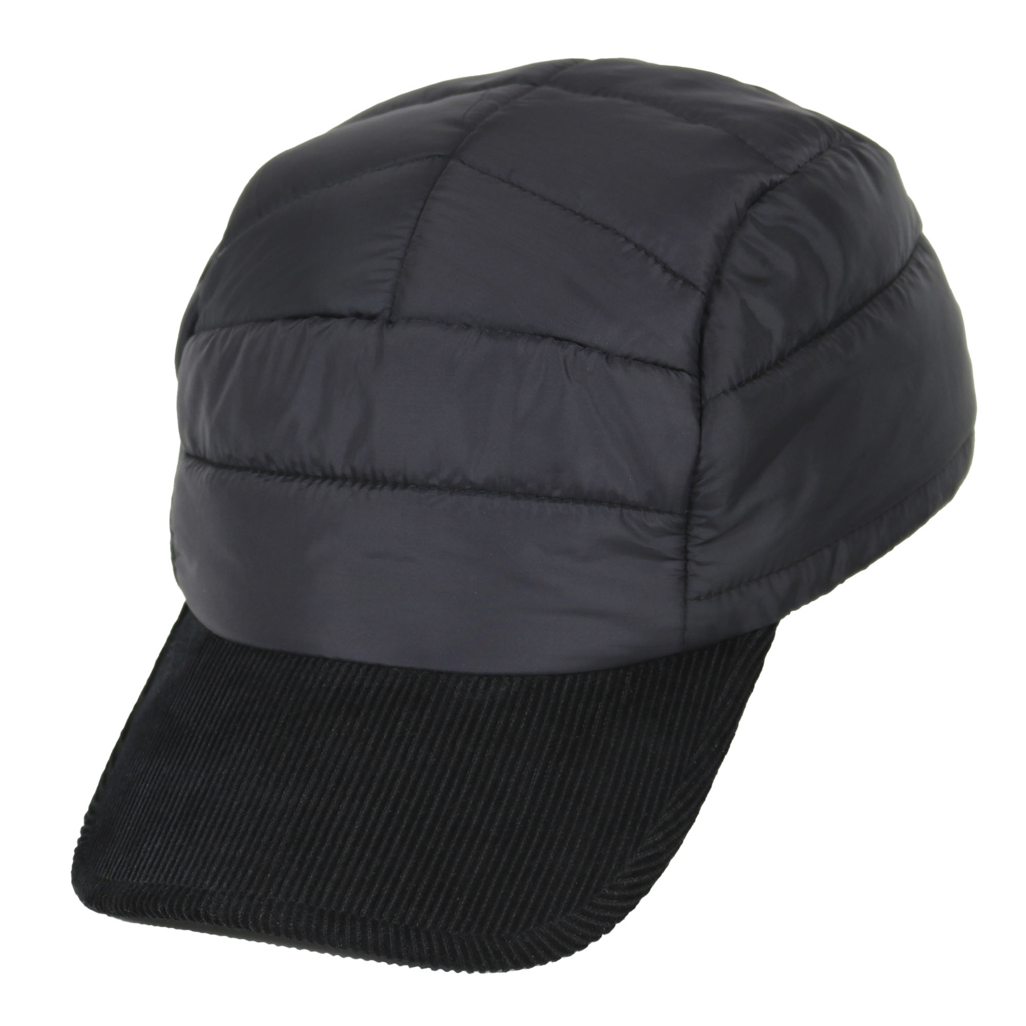 Gorra 5 paneles puffer negro 