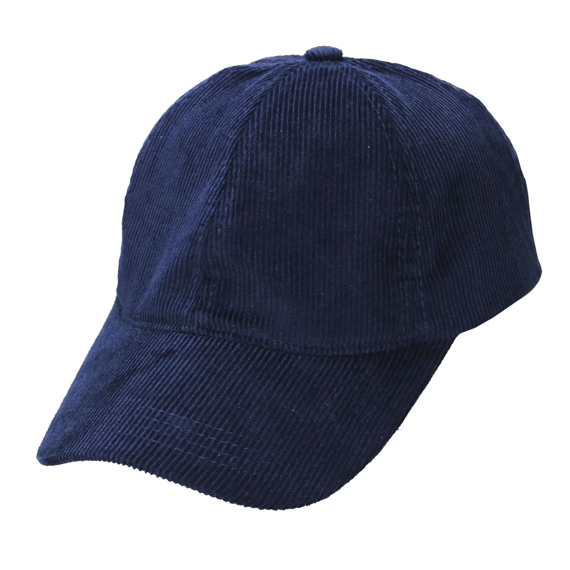 Gorra de adulto visera curva en corderoy 