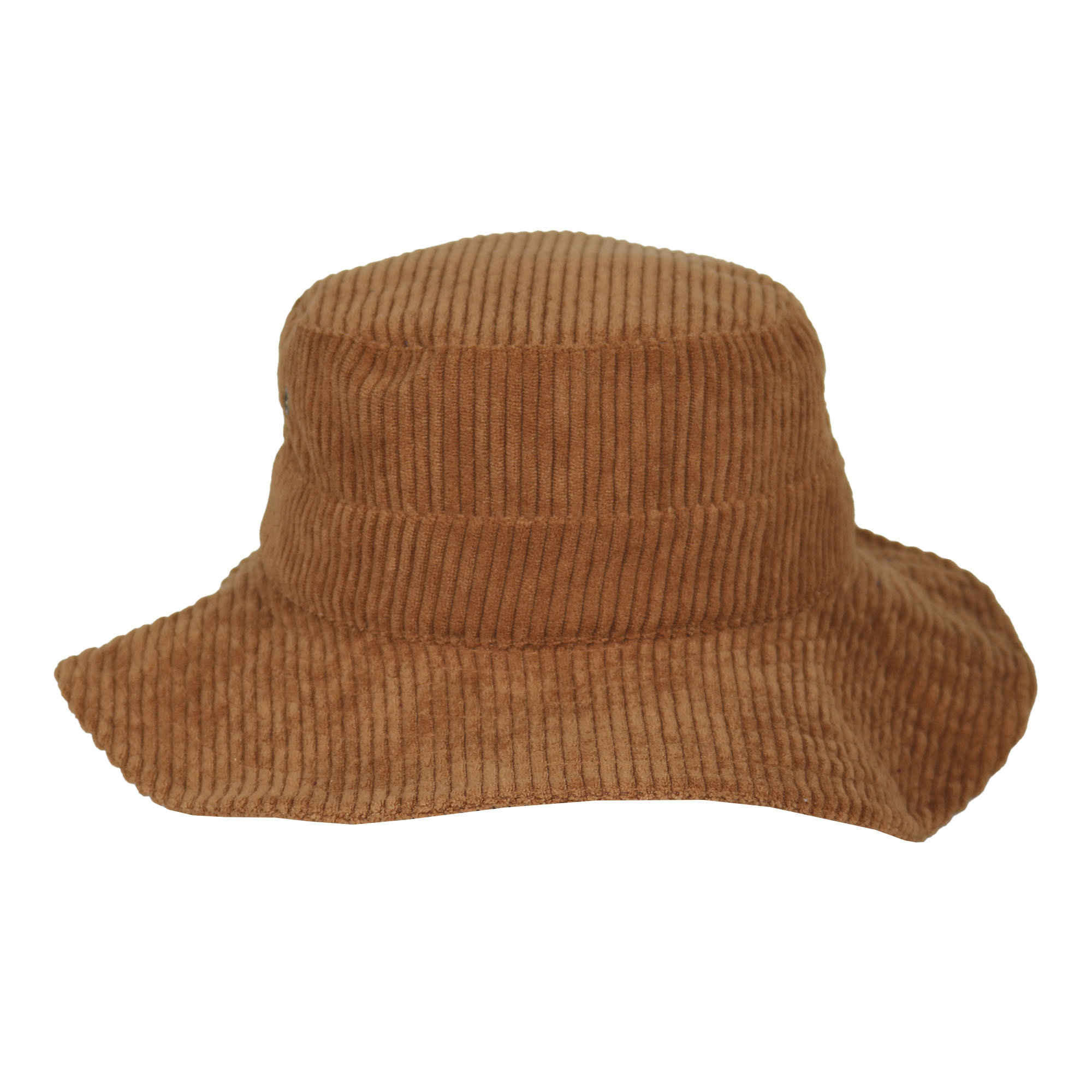 Chambergo de corderoy ala ancha marron