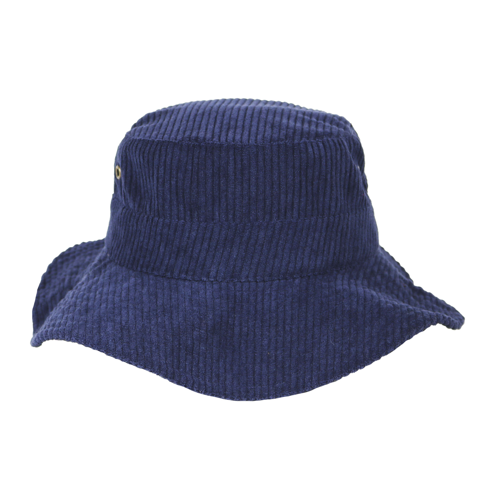 Chambergo de corderoy ala ancha marino