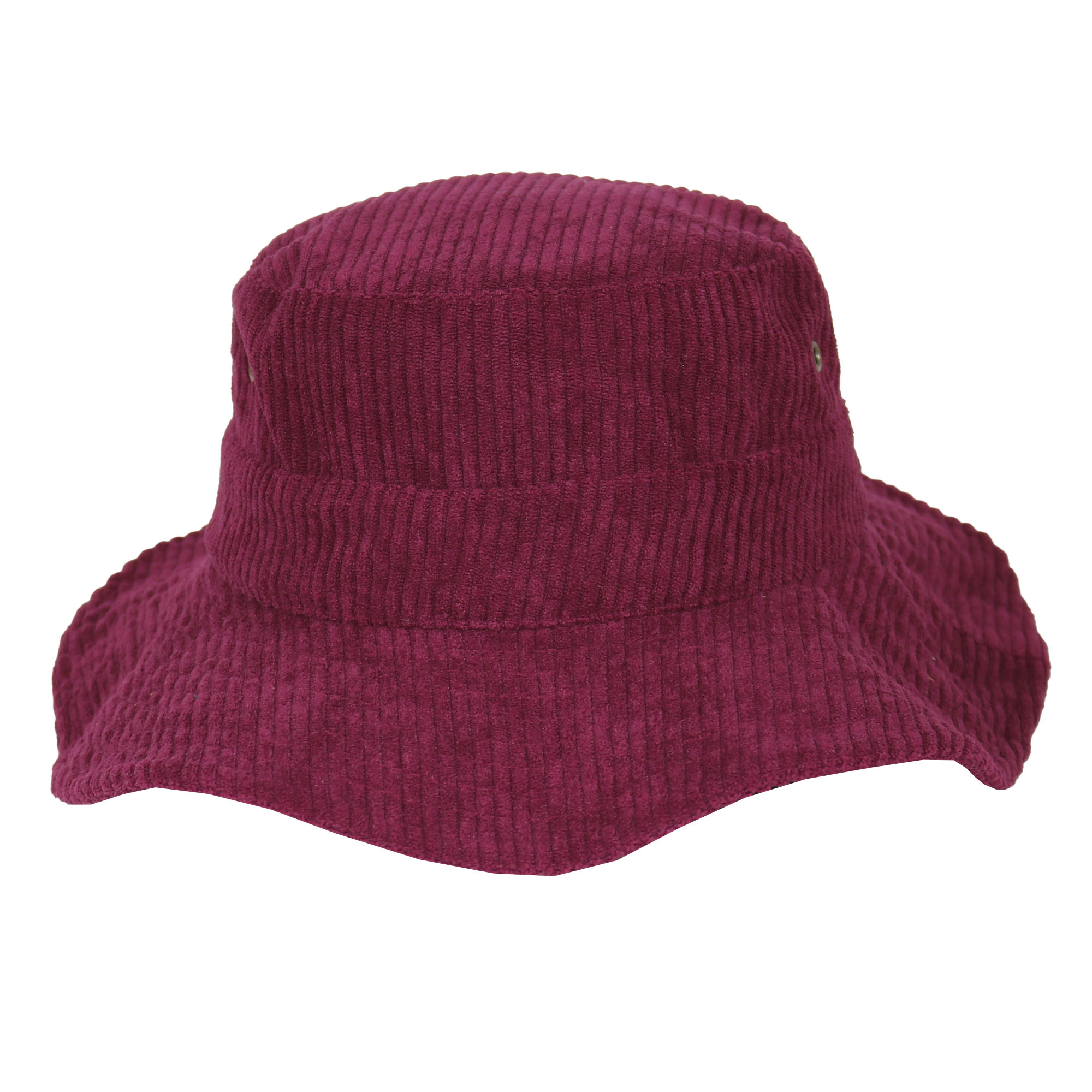 Chambergo de corderoy ala ancha bordo 