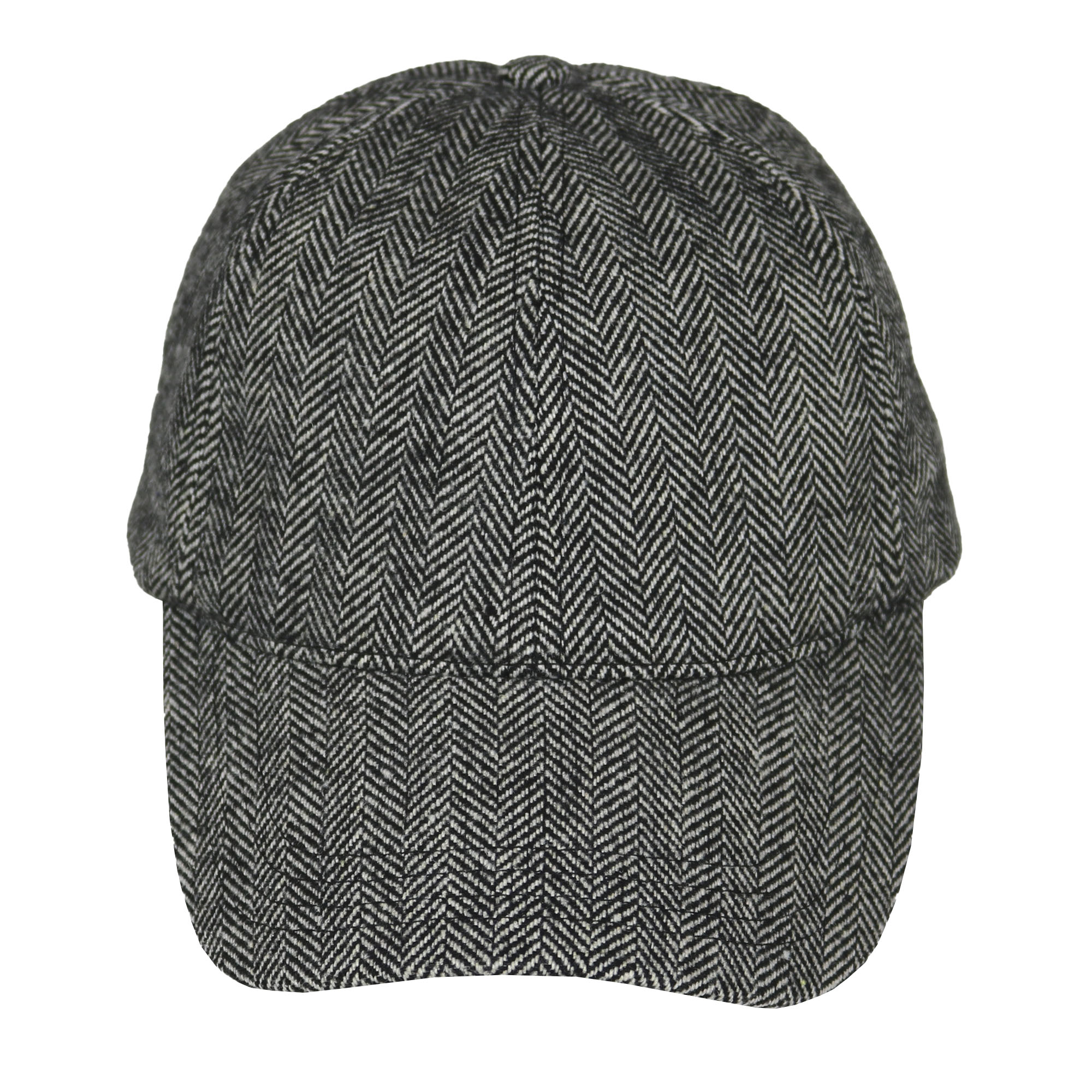 Gorra 6 gajos espigada negra