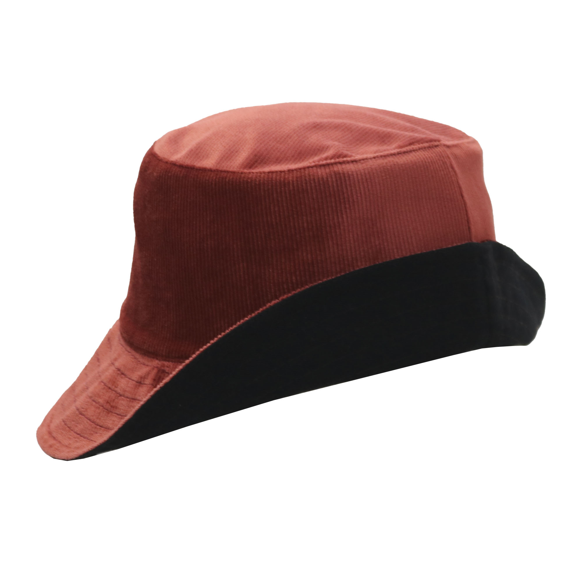 Piluso reversible ladrillo y negro