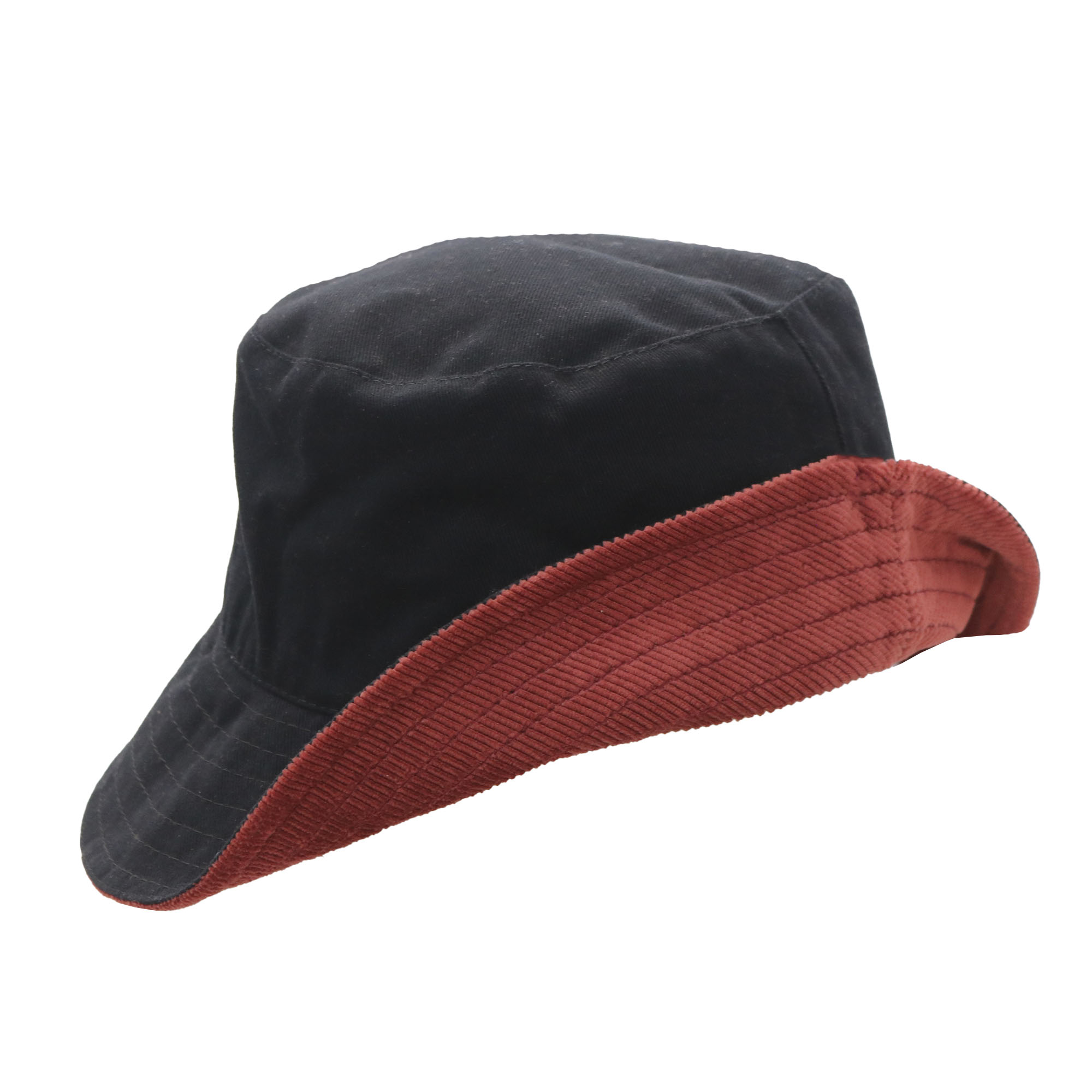 Piluso reversible ladrillo y negro