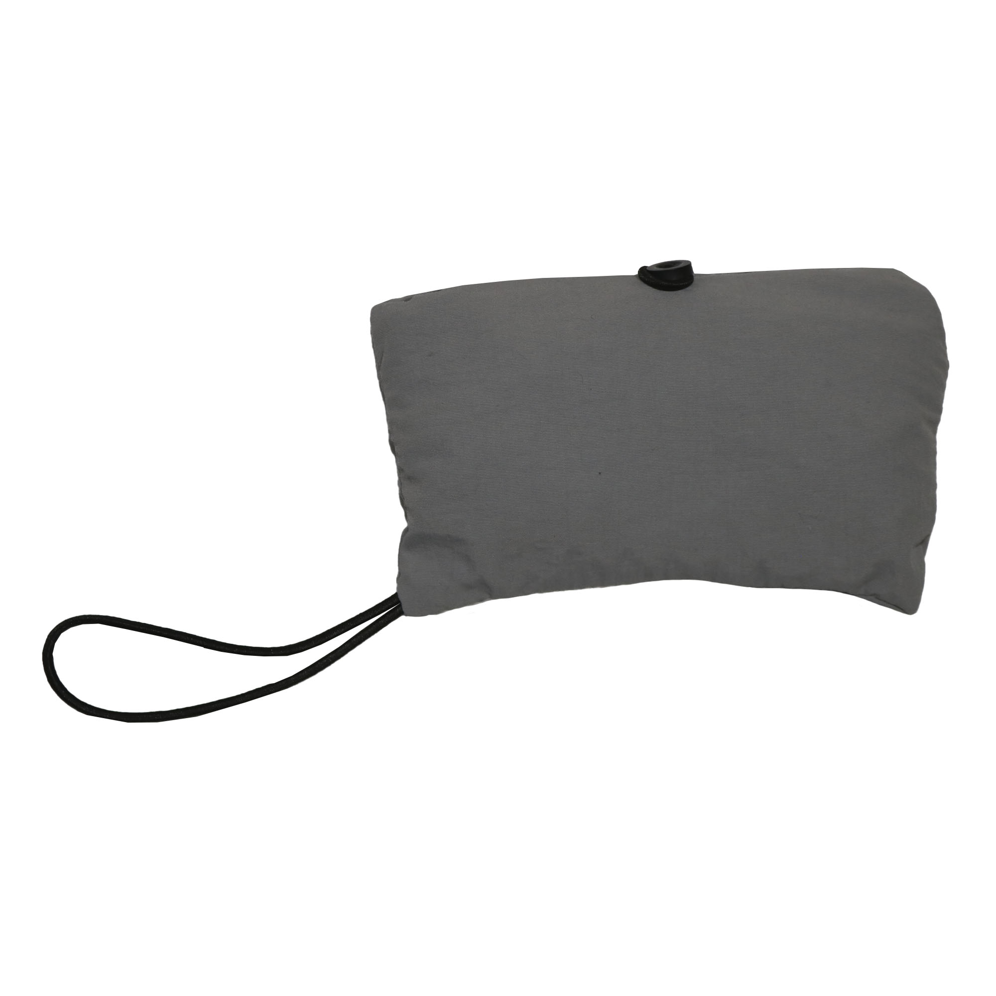 Piluso plegable de microfibra gris 