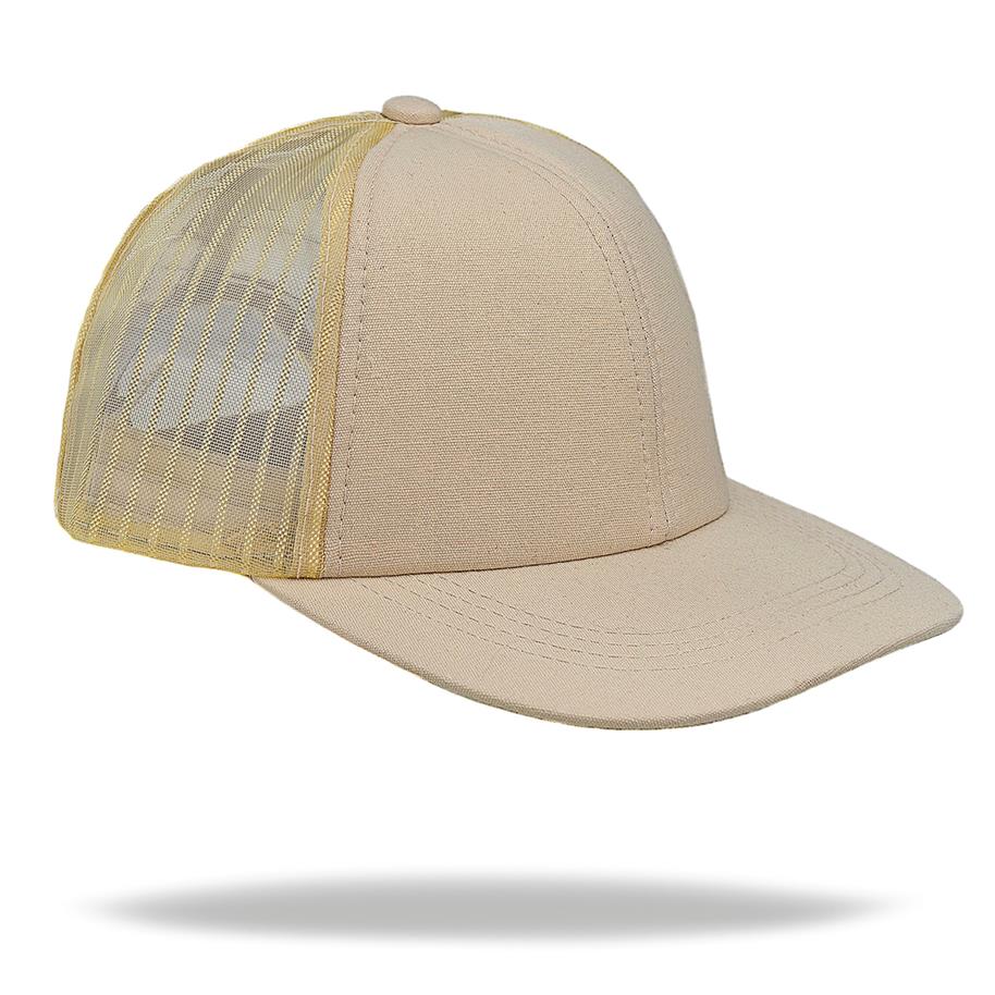 Gorra visera curva con red