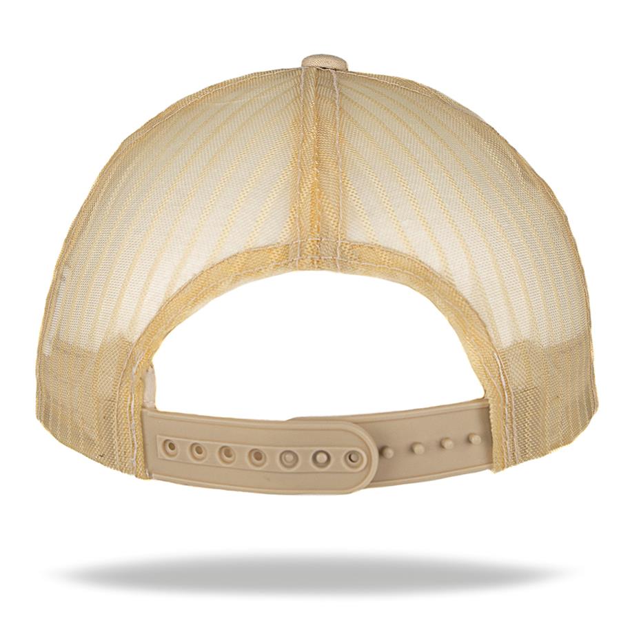 Gorra visera curva con red