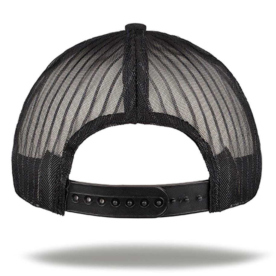 Gorra visera plana con red