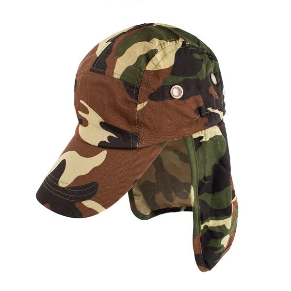 GORRA LEGIONARIO CAMUFLADA CON CAPA CUBRE NUCA