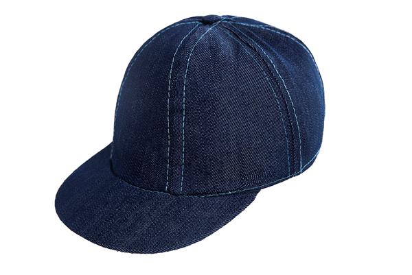 GORRA DE JEAN CON COSTURA A COLOR