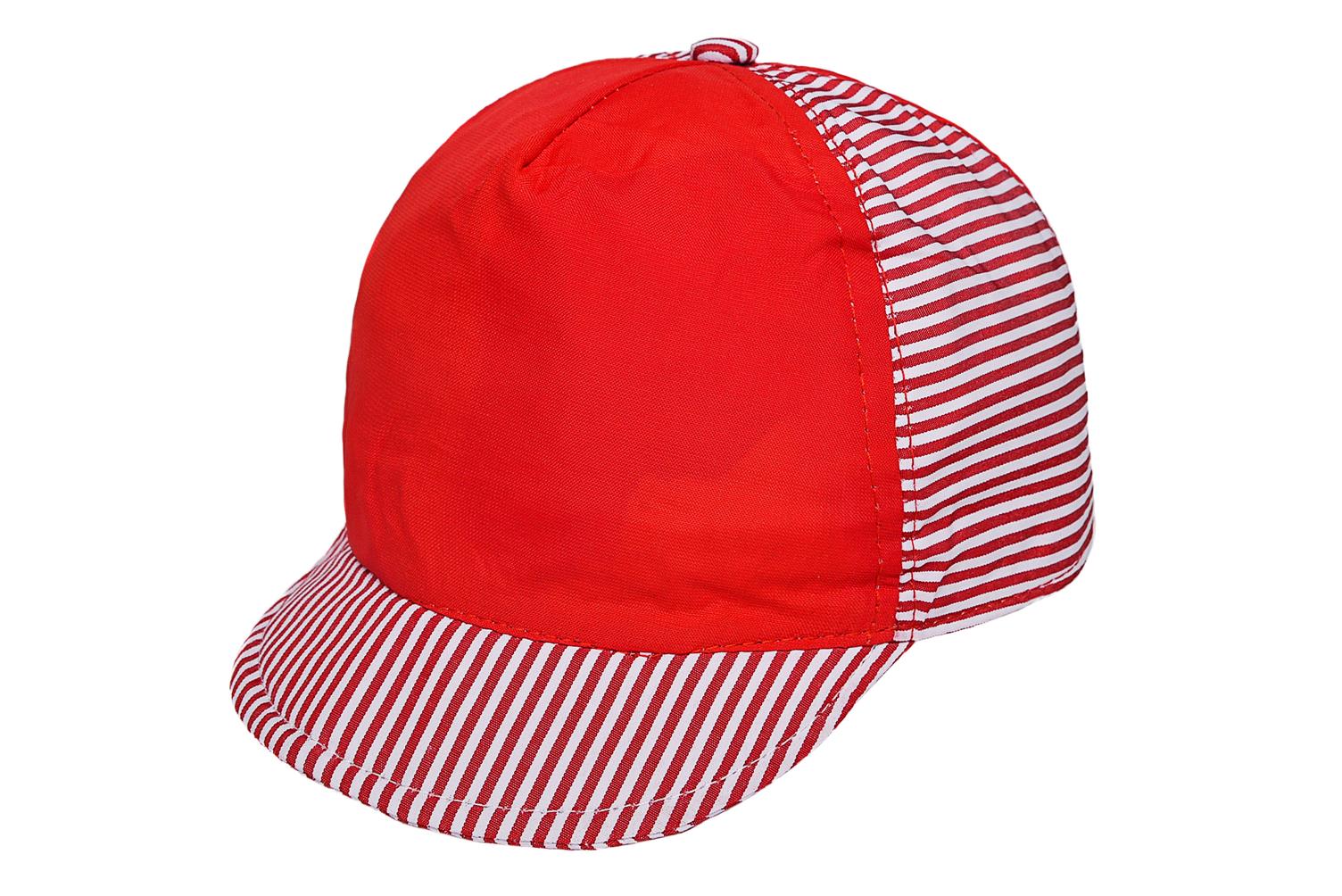 GORRA COMBINADO FRENTE LISO GAJOS LATERALES Y VISERA RAYAS