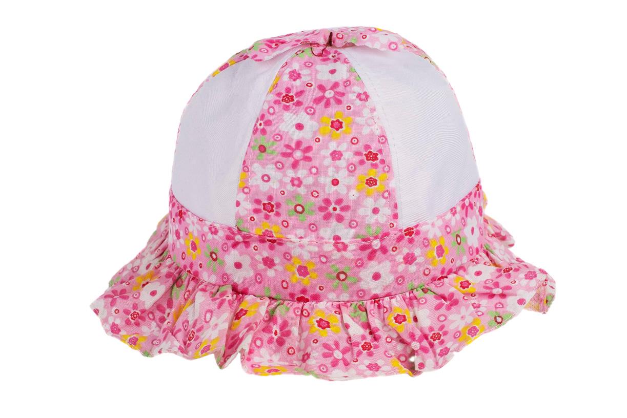 CAPOTITA COMBINADA FLOREADO FONDO BLANCO