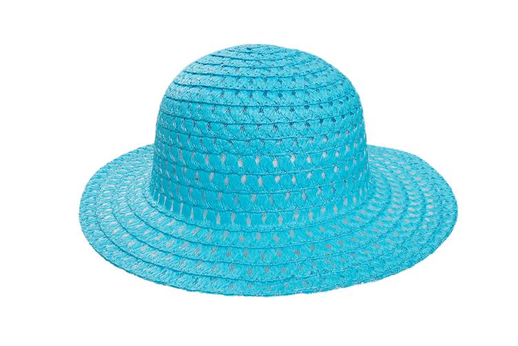 Sombrero capelina de niña calada