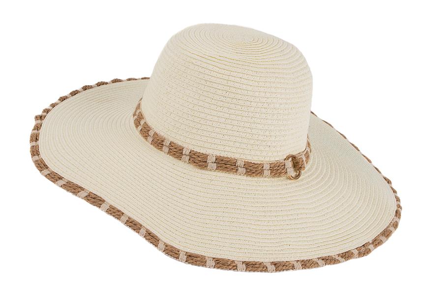 CAPELINA ALA ANCHA HILO SISAL