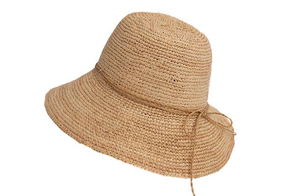 CAPELINA DE RAFFIA NATURAL