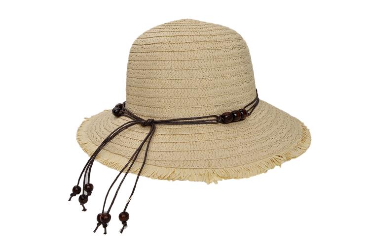 Sombrero capelina de adulto bordes desmechados.