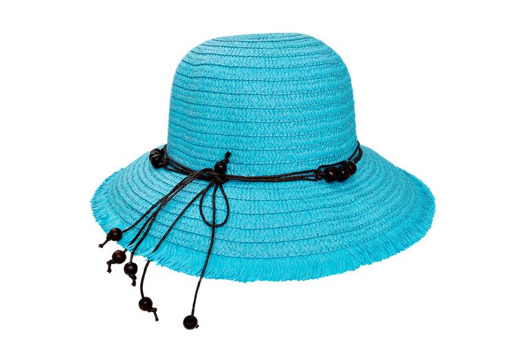 Sombrero capelina de adulto bordes desmechados.