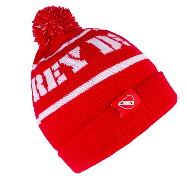 GORRO DE LANA CON POMPON CLUB ATLETICO INDEPENDIENTE