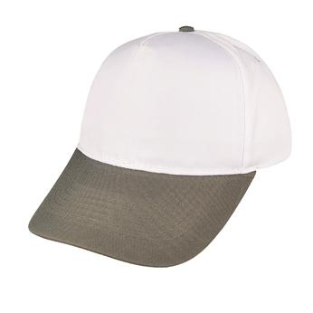 GORRA 5 GAJOS VISERA CURVA COPA BLANCA
