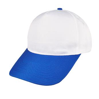GORRA 5 GAJOS VISERA CURVA COPA BLANCA