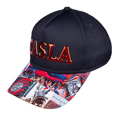 GORRA VISERA SUBLIMADA PRODUCTO OFICIAL CLUB ATLETICO SAN LORENZO DE ALMAGRO