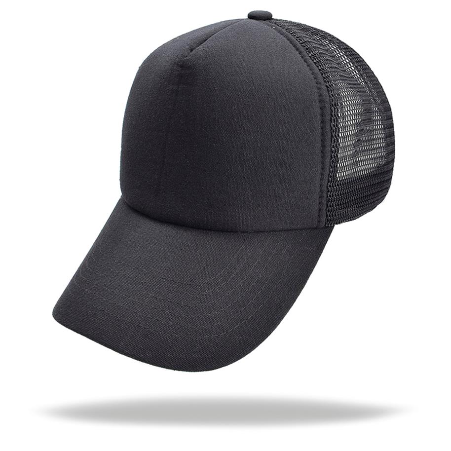 Gorra visera curva con red