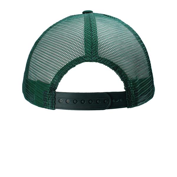 GORRA TRUCKER VERDE BOTELLA FRENTE BLANCO