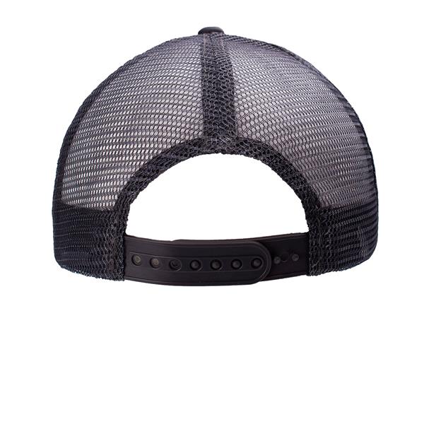 GORRA TRUCKER GRIS OSCURO FRENTE BLANCO