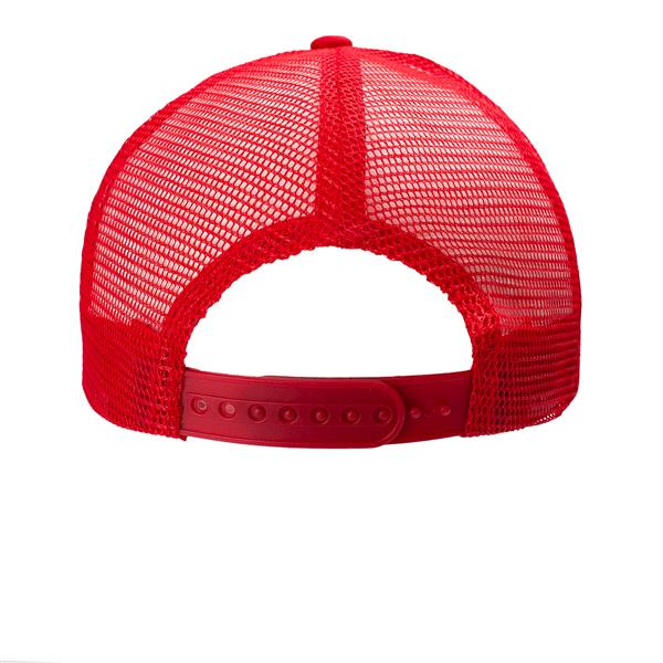 GORRA TRUCKER ROJO FRENTE BLANCO