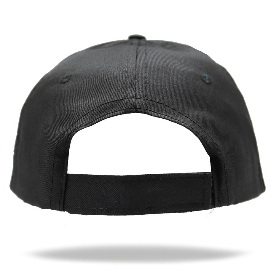 GORRA 5 GAJOS VISERA CURVA CON FRENTE BLANCO